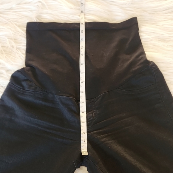J Brand full panel black maternity pants - Picture 5 of 11